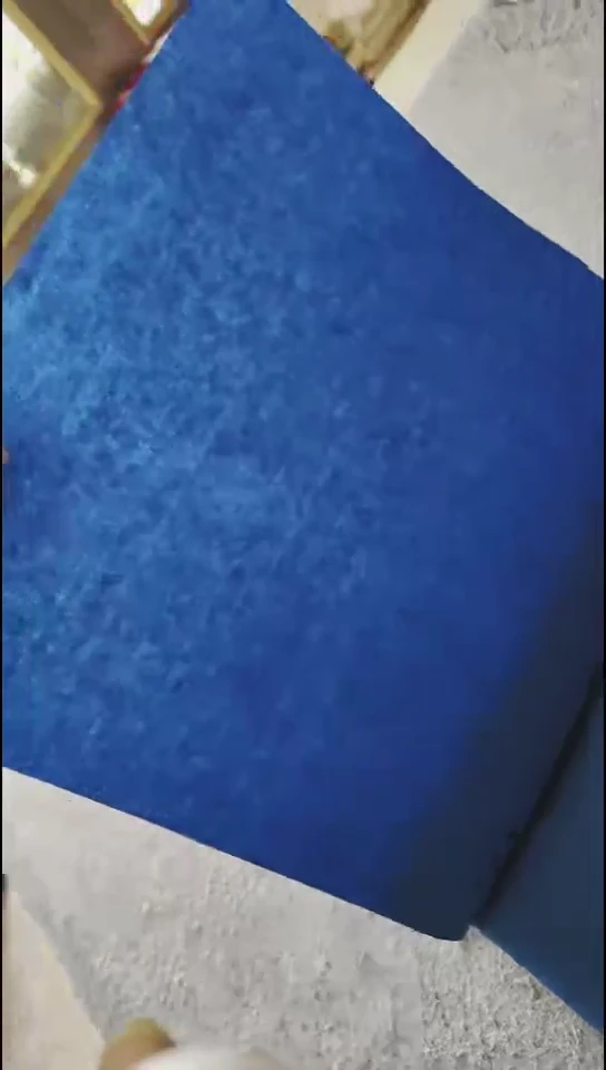 四尺对开纯手工宝蓝色皮草50张