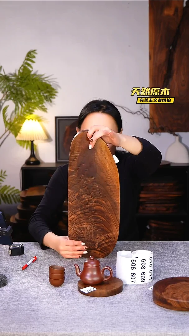 木北美黑胡桃原木.干裂疤结不属于商品质量问题完美主义者慎拍