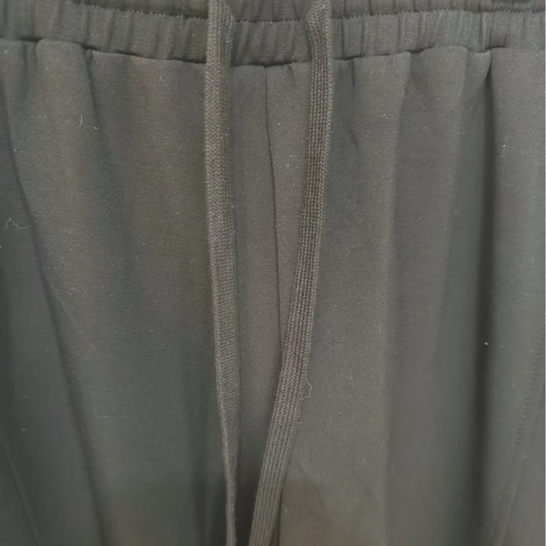 【籽言专属】曼德诗高腰阔腿裤休闲裤百搭运动风抽绳