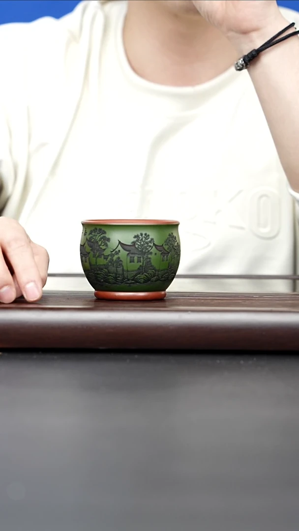 紫砂壶江南烟雨杯