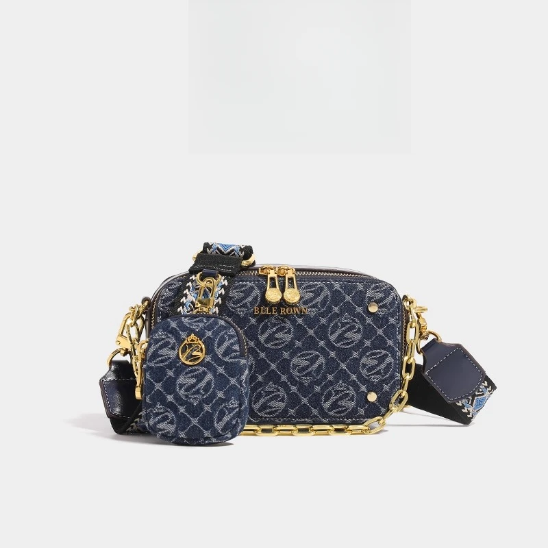 香港正品高级感盒子包包女2025新款秋限定复古小众单肩斜挎相机包