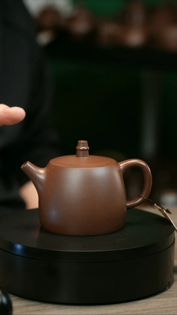 茶壶紫砂竹**风H2219赵信军底槽青光素汗铎