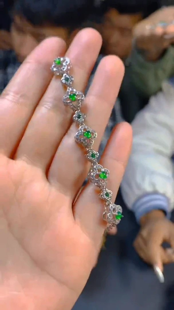 【闪购商品】翡翠手链未镶嵌0833628376/多样性发一