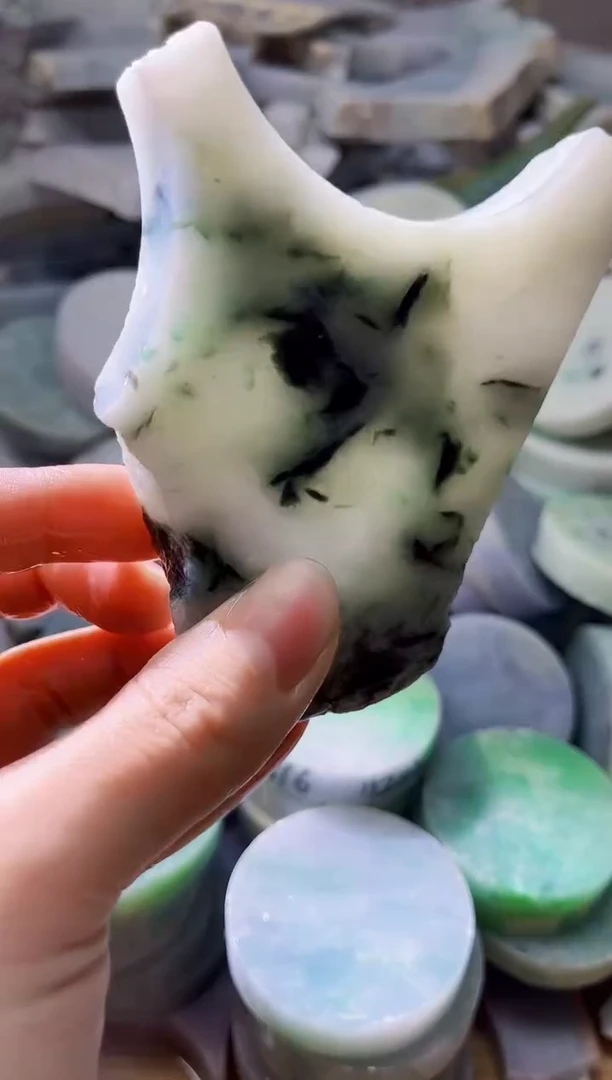 裸石翡翠天然翡翠A货古 南 273