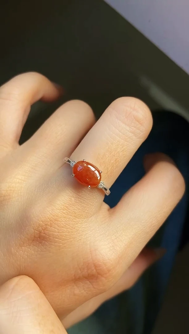 银S925镶嵌戒指翡翠12