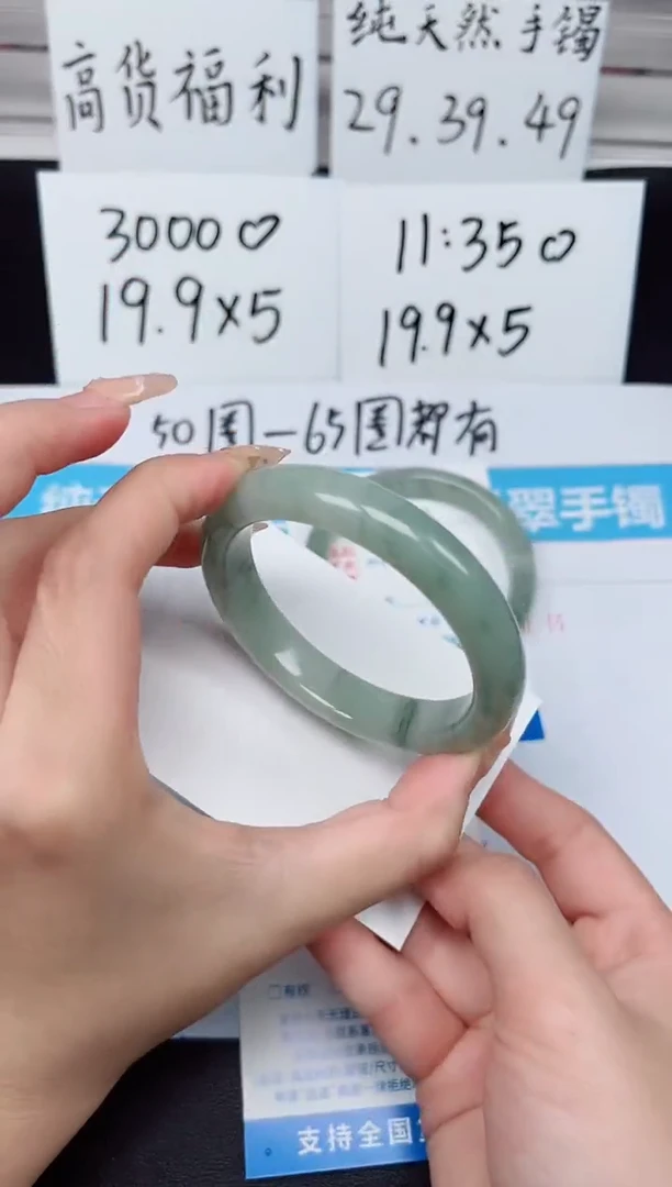 【闪购商品】石英质玉手镯未镶嵌G10-57.5