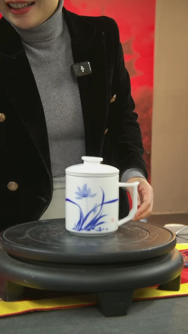 【闪购商品】摆件景德镇陶瓷茶漏杯