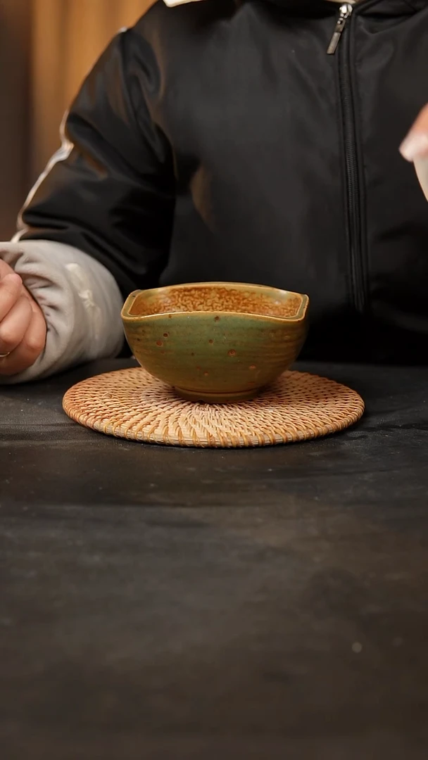 【闪购商品】瓷片泥泥手工花盆口10