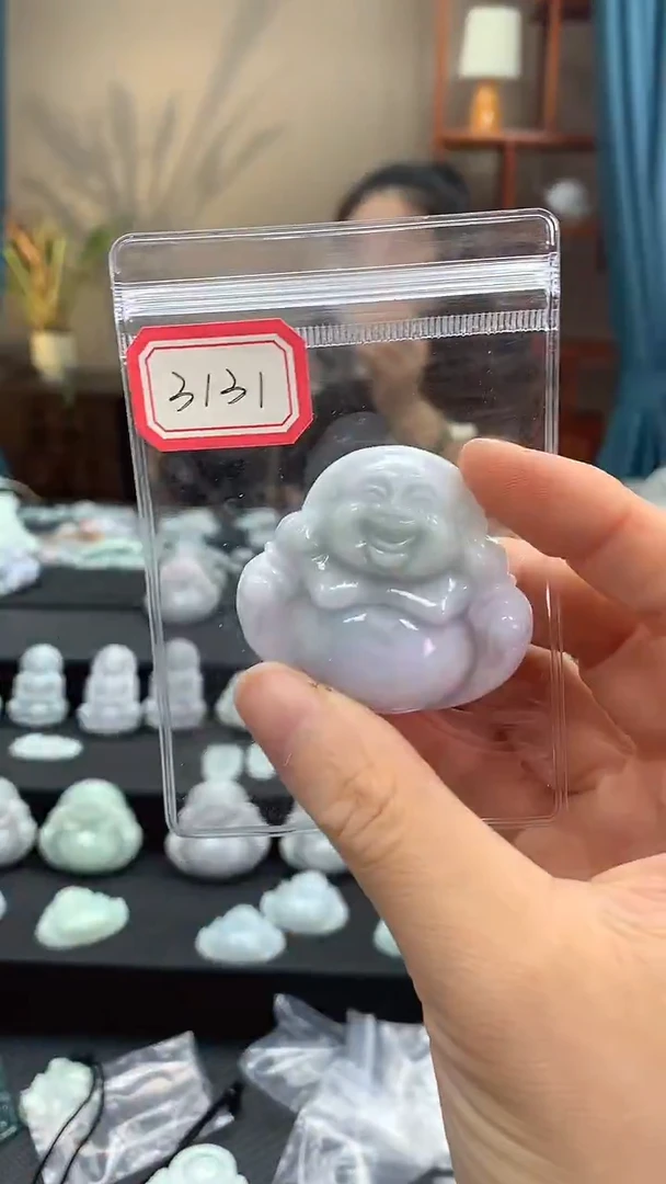 颈饰未镶嵌翡翠佛公3131