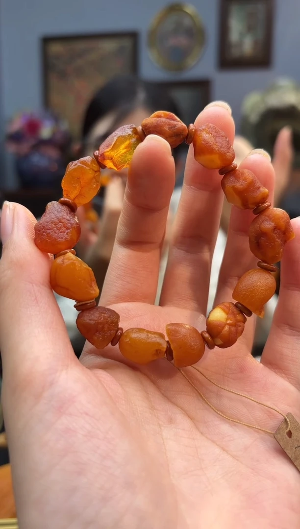手串琥珀未镶嵌手串