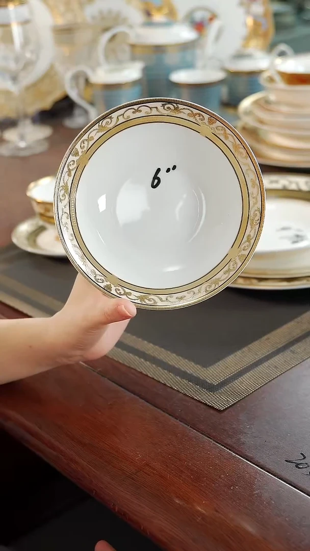 瓷片6英寸水果碗