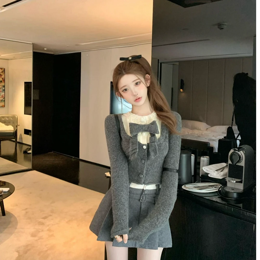 温柔甜美外穿上衣性感辣妹半身裙气质显瘦洋气休闲百搭时尚套装女
