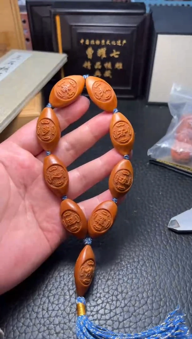 手串/手链橄榄核回血三石二花般若波罗蜜多心经