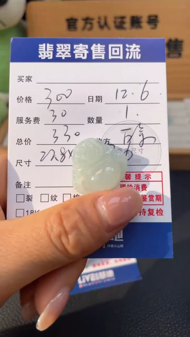 颈饰未镶嵌翡翠10151499