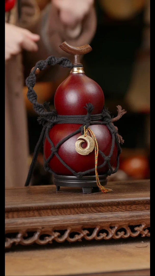 223号精品天然大漆酒葫芦一物一拍~