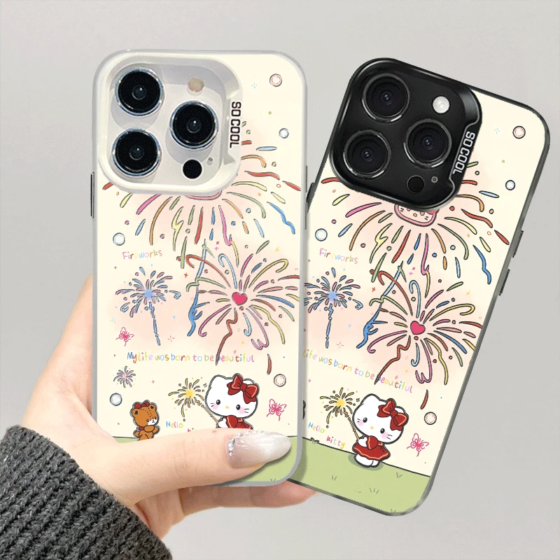 适用苹果VIVO华为OPPO荣耀小米一加红米三星iphone手机壳KITTY猫