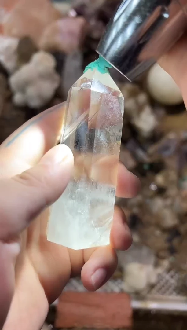 未镶嵌大型摆件（非配饰）水晶621蓝针