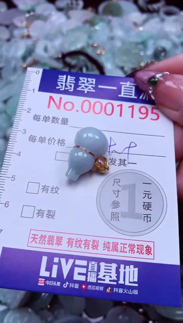 吊坠(不含链)未镶嵌翡翠1195