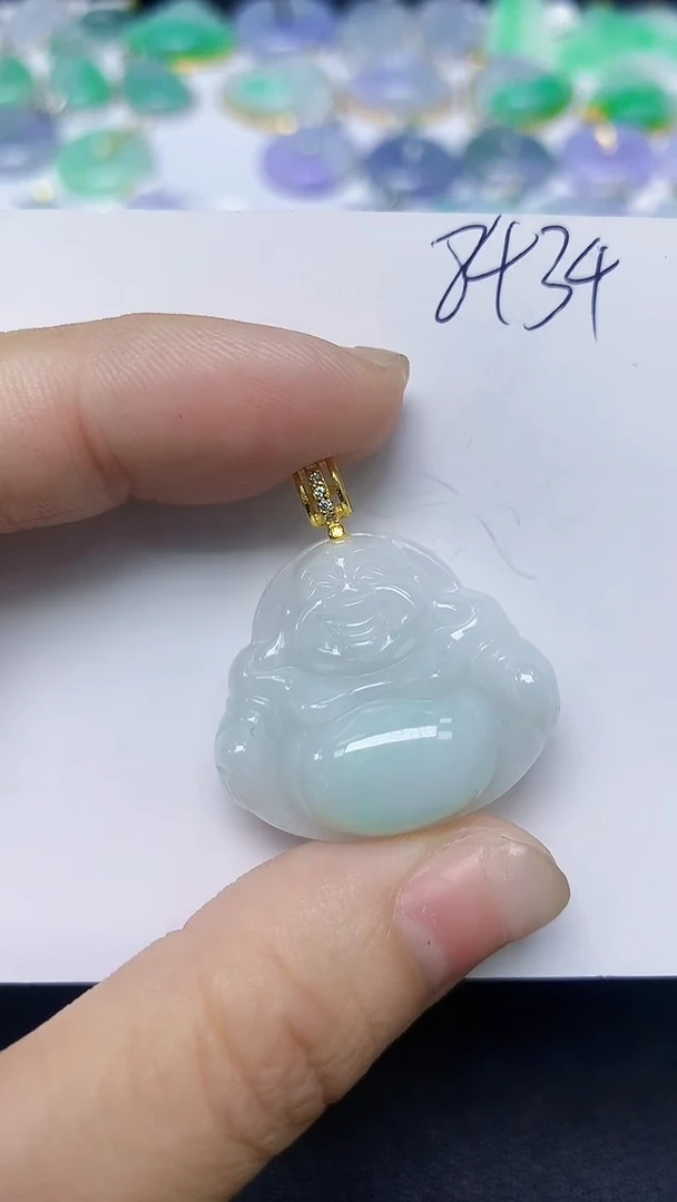 翡翠未镶嵌颈饰 天然缅甸翡翠A货