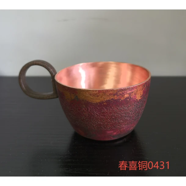 慵懒杯 茶杯  春喜铜0431