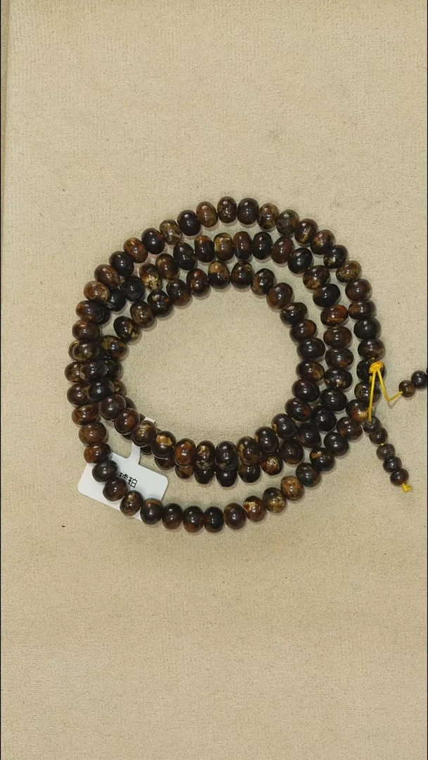 琥珀颈饰未镶嵌8m11-2