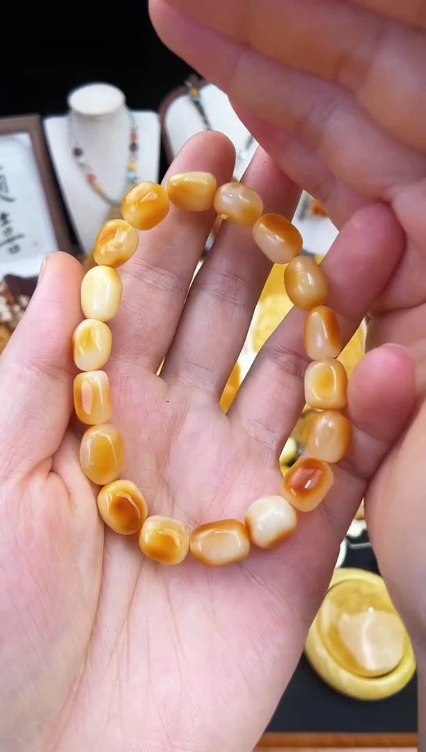 琥珀未镶嵌珠宝奇石柒月