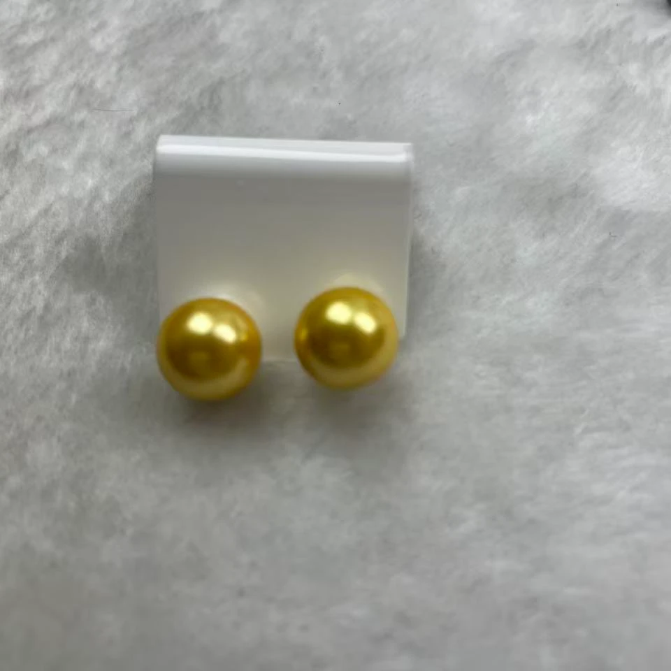 合金耳饰 金色设计精致简约风百搭素款女士女耳钉见详情