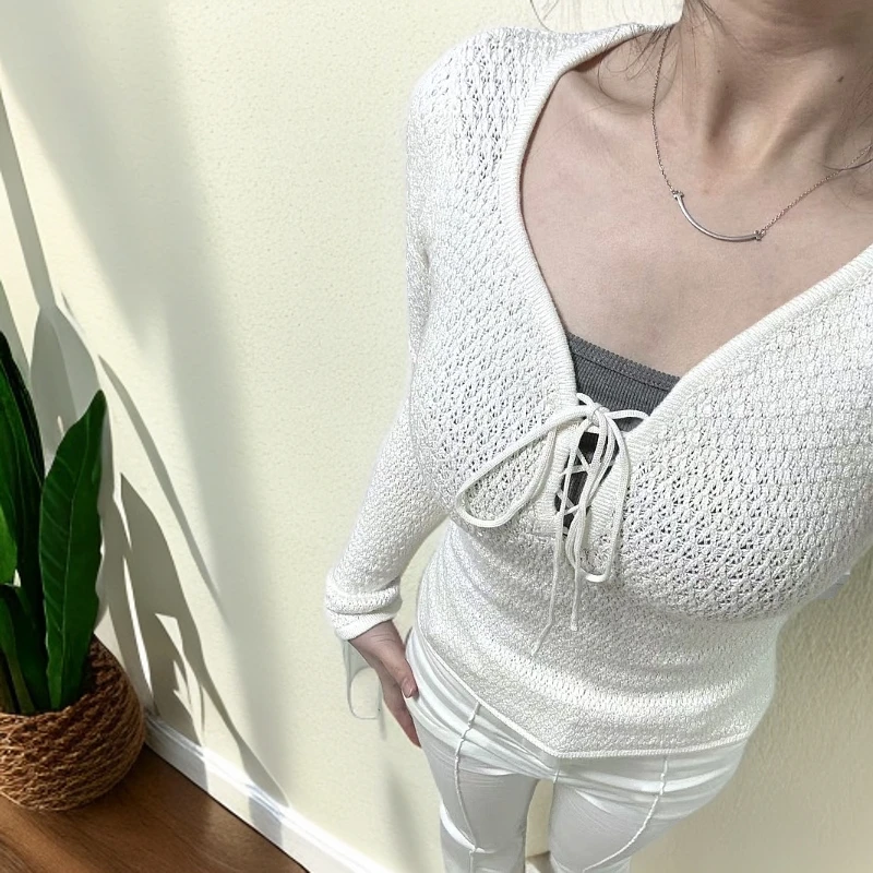 【ASKYO】设计感显瘦修身气质长袖百搭秋冬套头毛衣