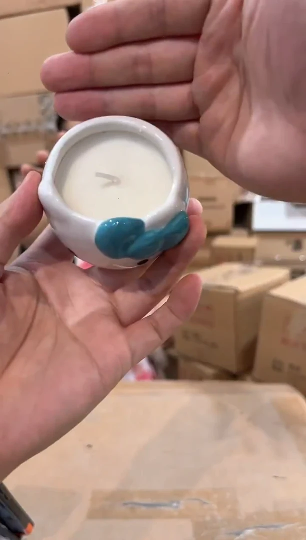 瓷片蓝色kt猫香薰