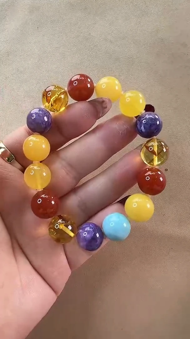 【闪购商品】琥珀手链未镶嵌手串