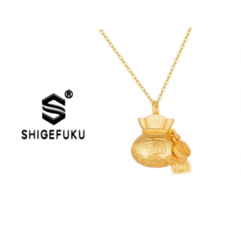 【香港SHIGEFUKU】古法福袋项链招财纳福
