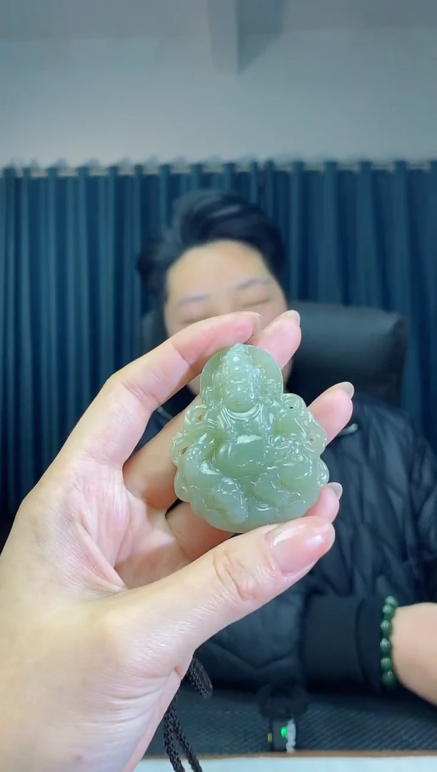 【闪购商品】和田玉颈饰未镶嵌黄财神