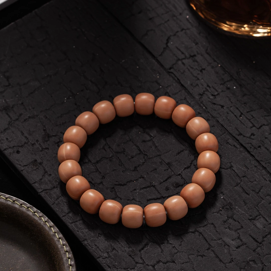 LAOWANG | 哑光龙炎老型手串 猴头雕刻（29号） 11-12mm左右