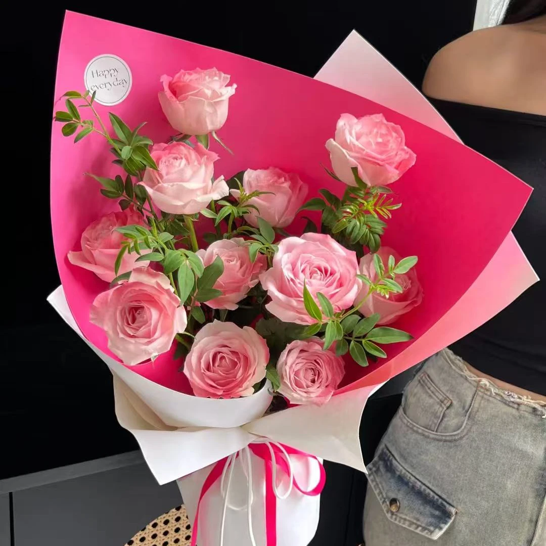 【1帮1】157克加厚牛皮纸硬卡纸造型鲜花包装纸花店包花材料