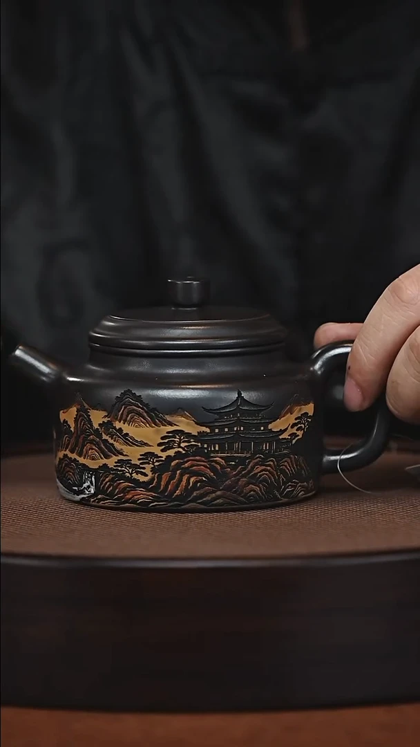 茶壶紫砂原矿紫砂壶