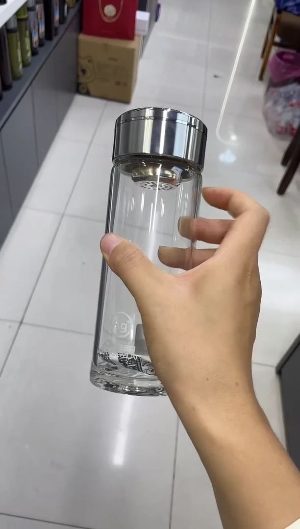 高硼硅玻璃盖子款新家园双层抗菌0863-400ml本