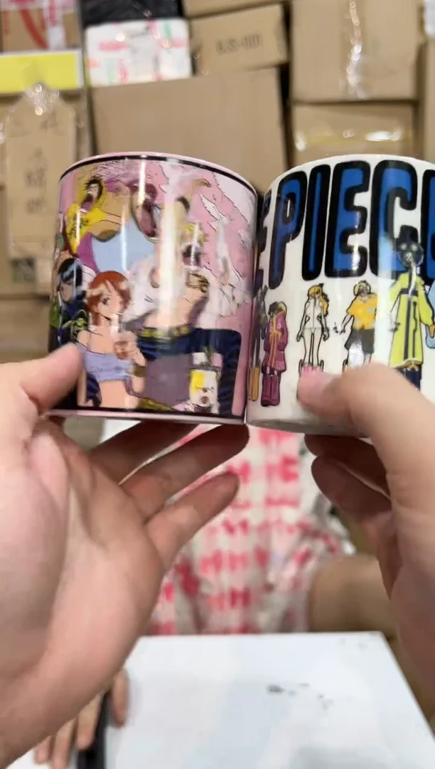 瓷片海贼王25周年对杯