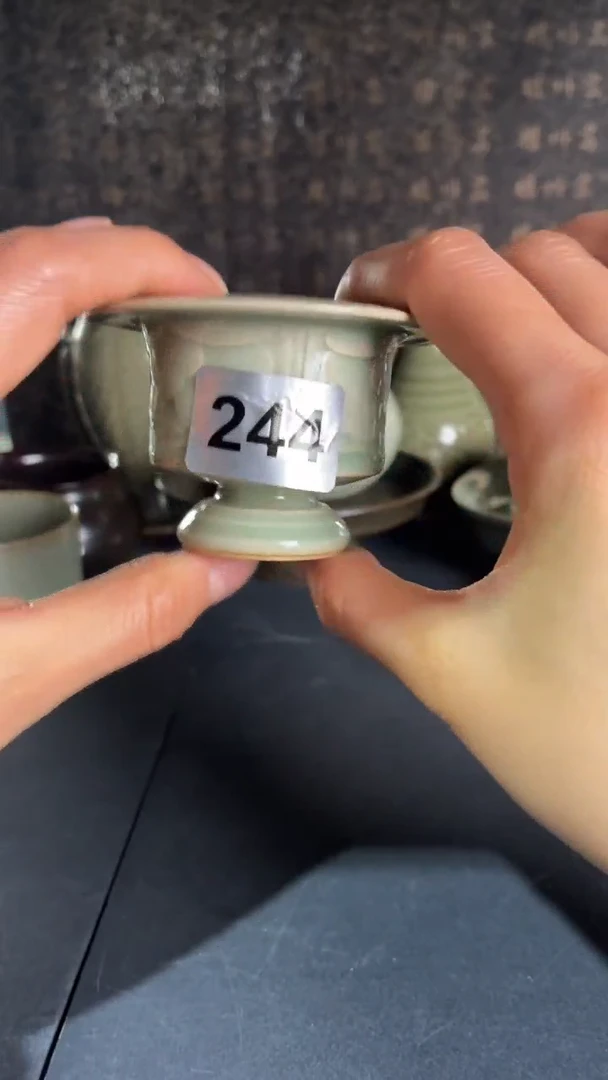 耀州窑仰山天青行炉微瑕244