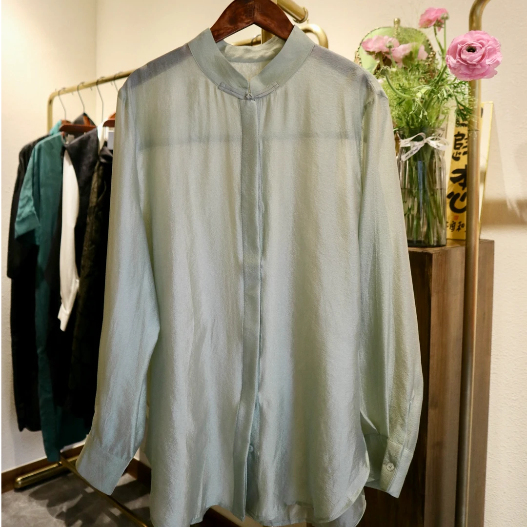 【即遇~~舒言】春夏新款薄款舒适百搭衬衫