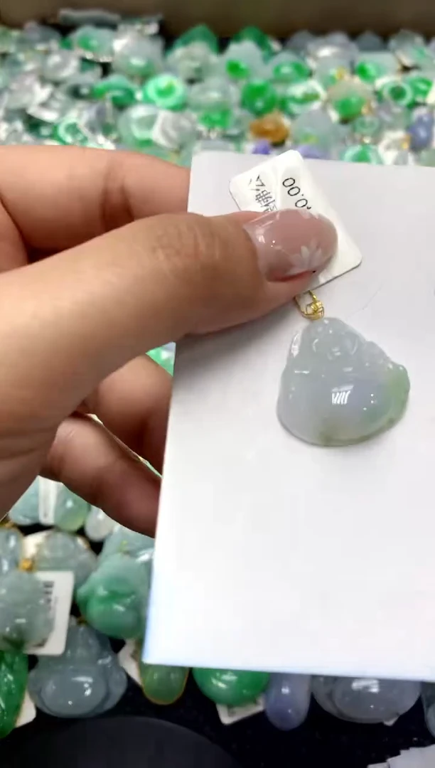 【闪购商品】翡翠颈饰18K金镶嵌111111111111111111