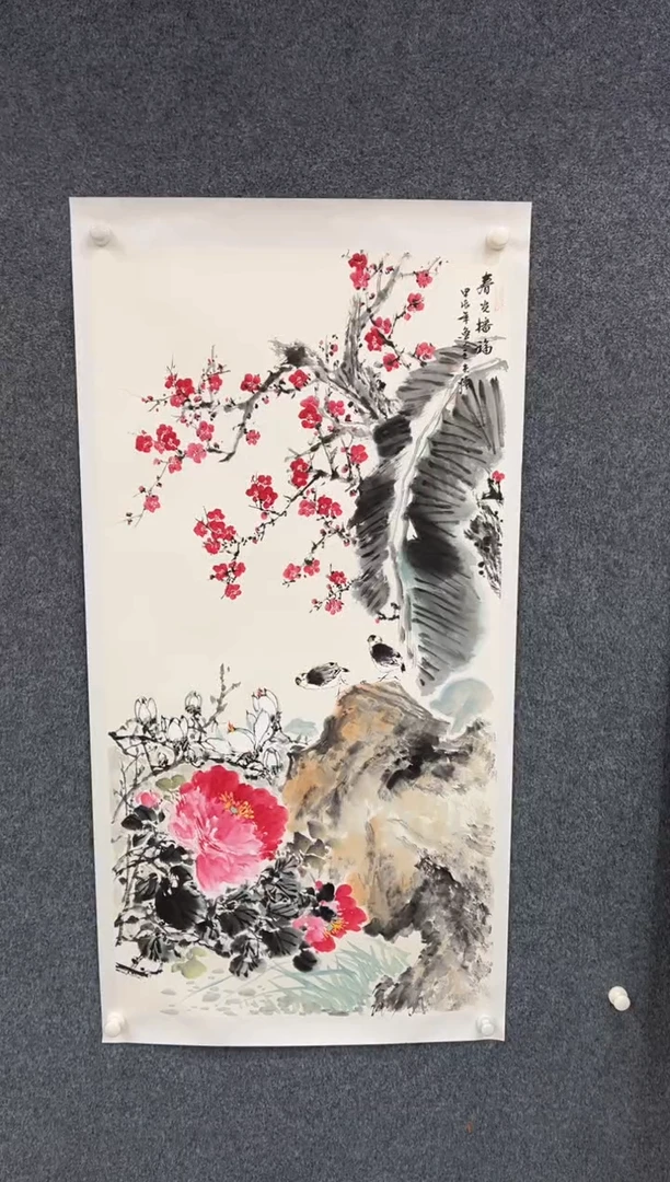 【闪购商品】国画1.19-王夫怀-四尺花鸟-026