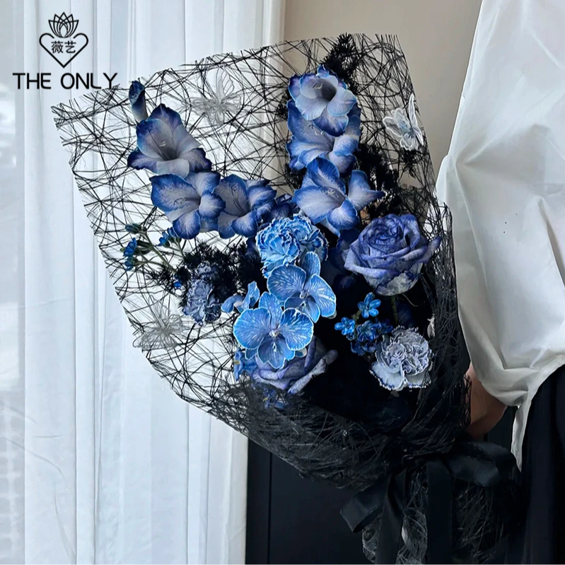 薇艺 拉菲包装纸创意艺术纸鲜花束包装纸花店手工DIY材料花艺资材