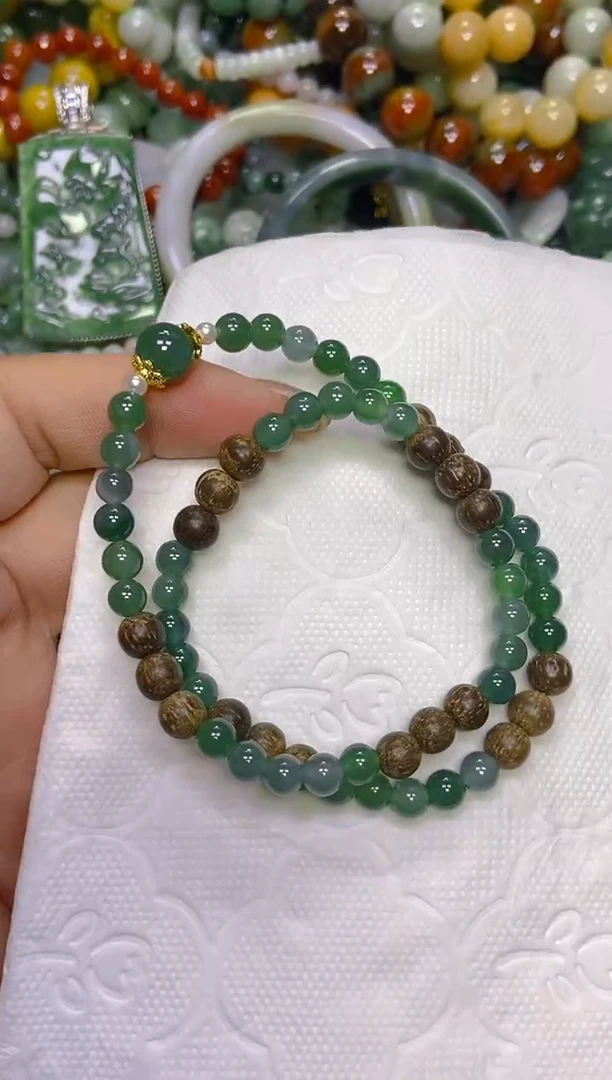 颈饰未镶嵌翡翠6MM