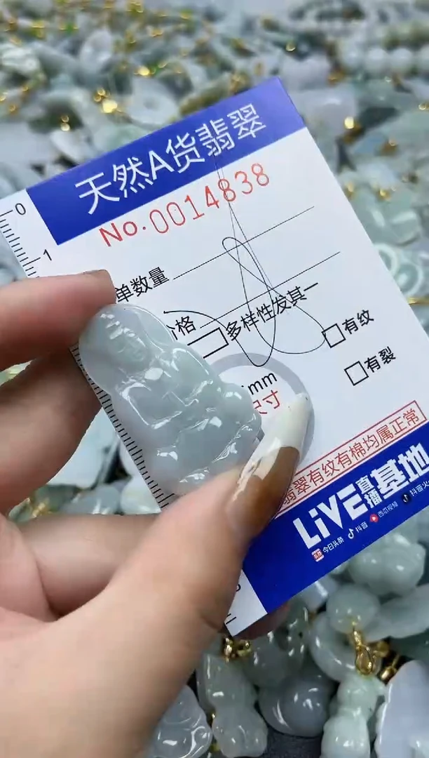 【闪购商品】翡翠颈饰未镶嵌天然A货翡翠