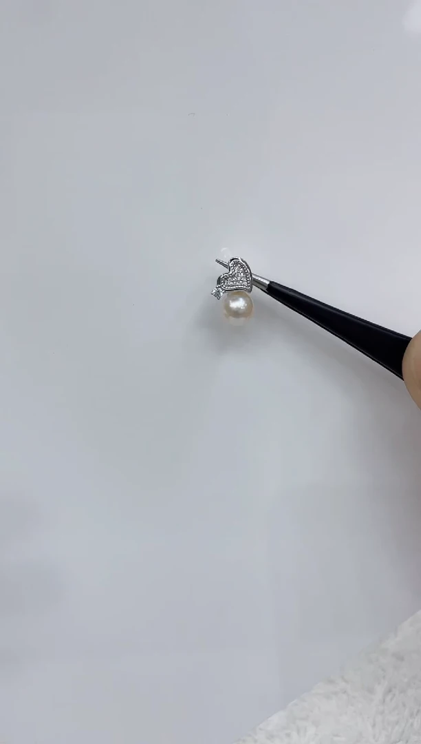 【闪购商品】海水珍珠吊坠(不含链)银S925镶嵌海水珍珠吊坠