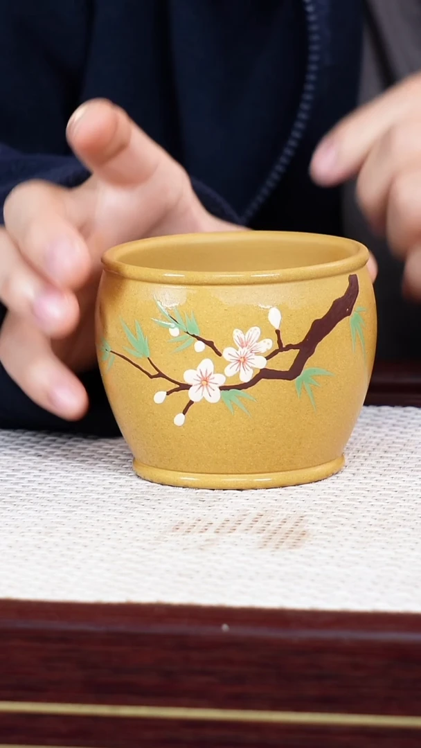 茶杯紫砂宜兴原矿紫砂 全手工制作