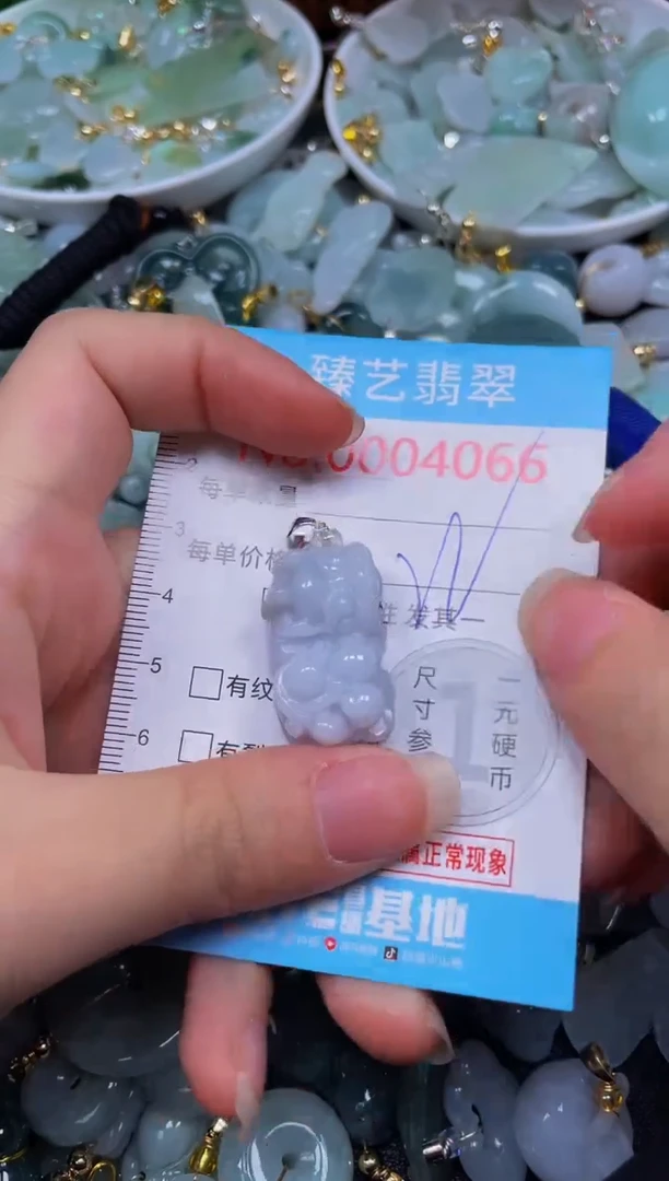 吊坠(不含链)未镶嵌翡翠4066