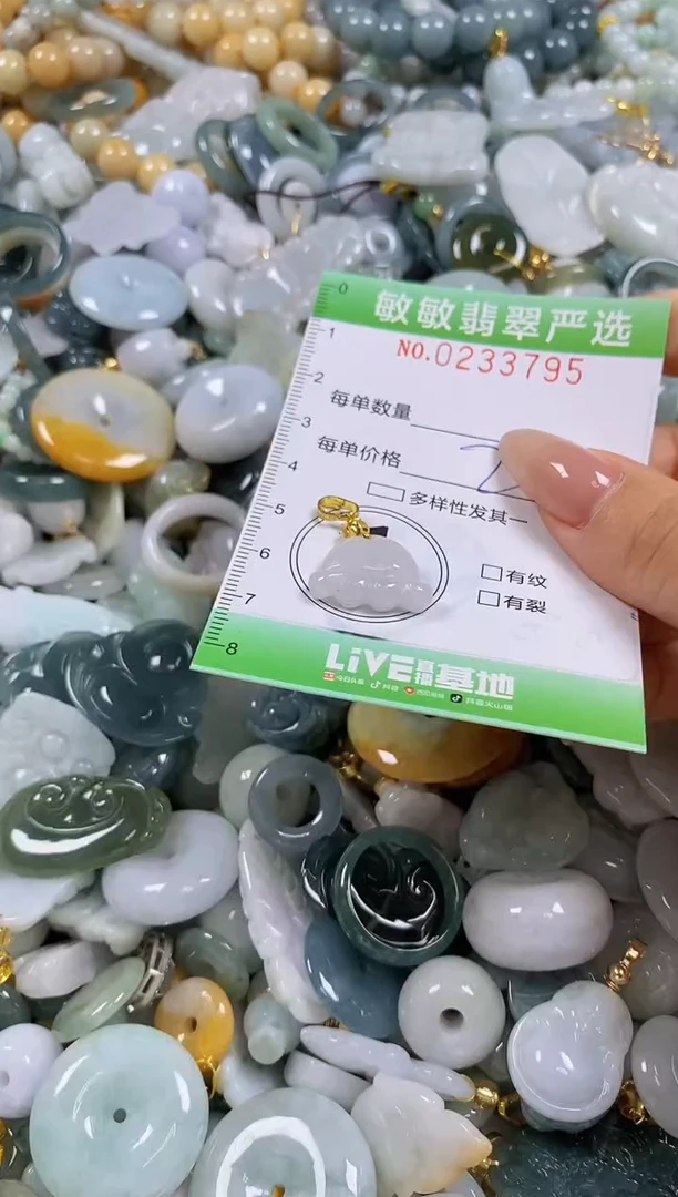 翡翠未镶嵌颈饰闪购0233795
