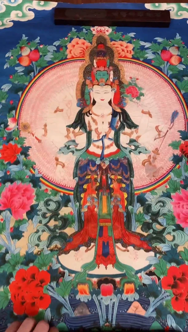 装裱画精美唐卡tk16085