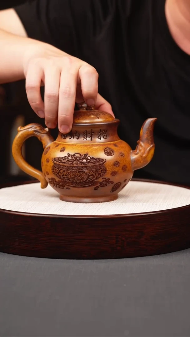 茶壶紫砂龙骨金砂酒樽